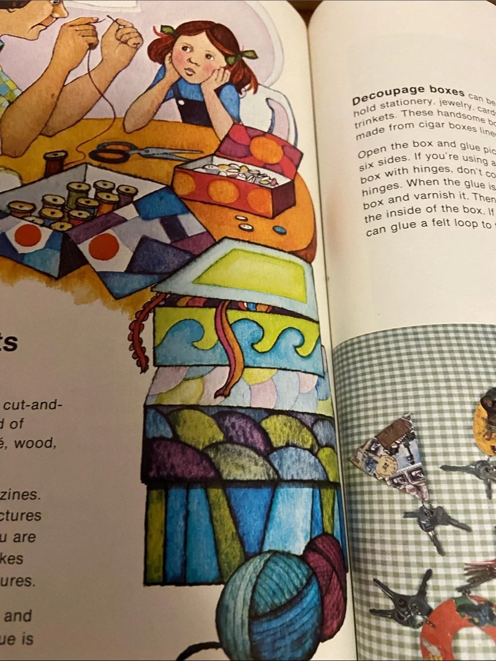 Vintage 80s 1980s CHILDCRAFT craft crafts Art project Arts Make and Do Activity